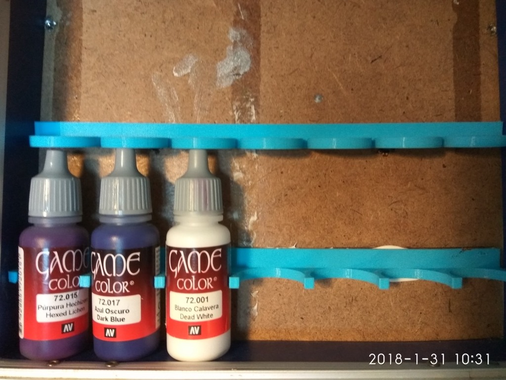 Vallejo paint holder horizontal 