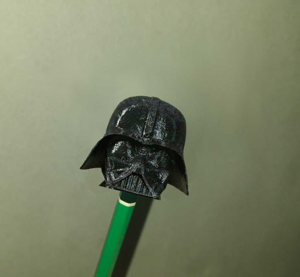 Darth Vader Head Pencil Topper