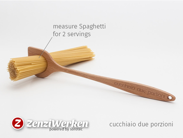 Spaghetti Measure Spoon (cucchiaio due porzioni)