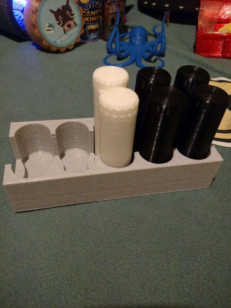 Dual 18650 batteries container holder