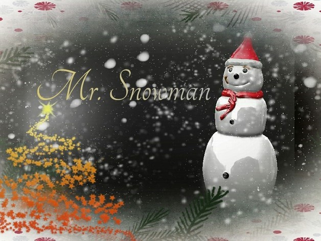 Mr. Snowman Christmas Decoration