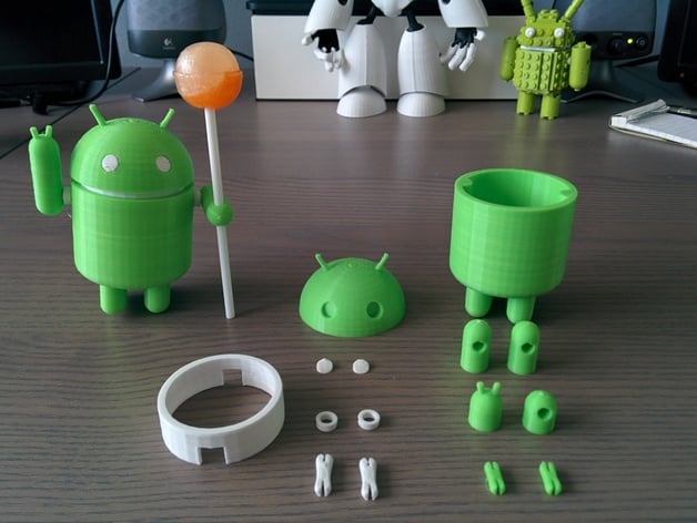 Posable Android Robot