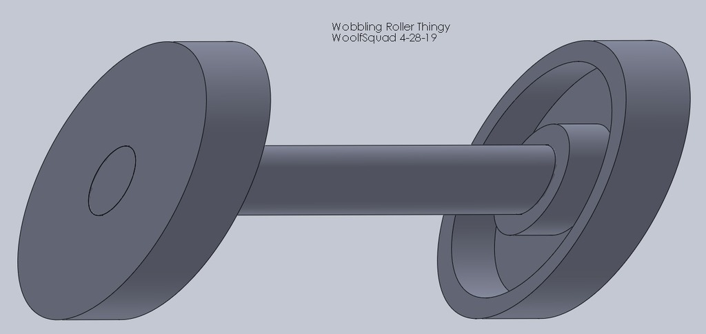 Rolling Spheroid Wobbling Thingy