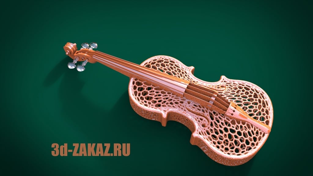 Violin design Voronoi remix