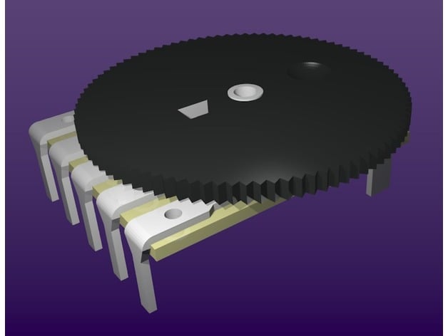 Wheel Potentiometer (audio taper variable resistor)