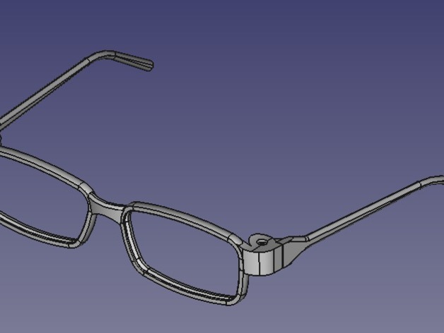 Printable Eyeglasses Frame (Bronx E Black 145)