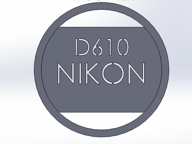 Nikon D610 Lense cover holder