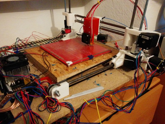 portal milling machine oriented 3D printer concept