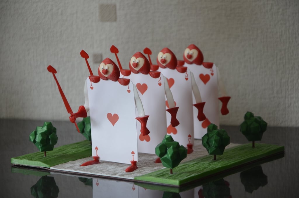 Alice in Wonderland - Soldiers Guards Playing Card