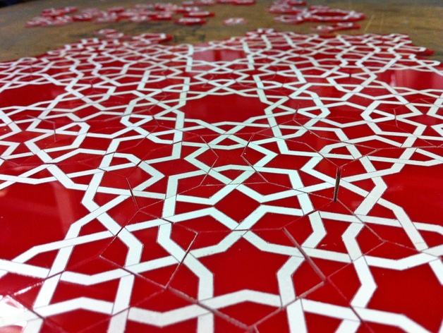 Girih Tiles - Acrylic - two lines
