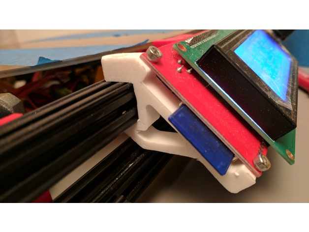 LCD display Smart Controller Bracket on 1515 extrusion
