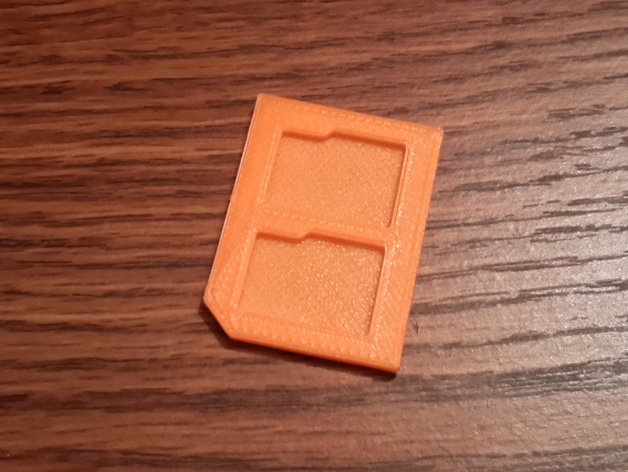microSD to SD card case adapter