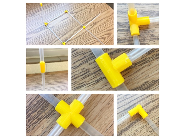 STEM Straw Connectors for Learning and Play