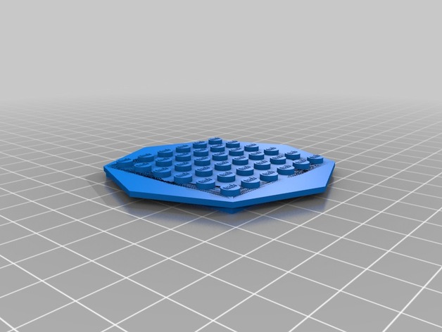 Tech Lego Plate 6x6x1 OCT