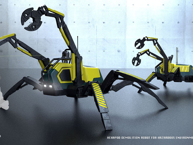 Hexapod Demolition Robot