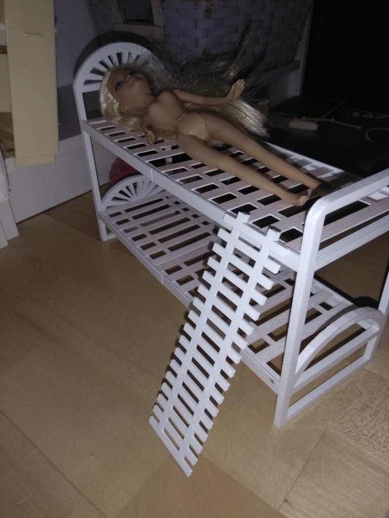 Barbie doll bed ladder