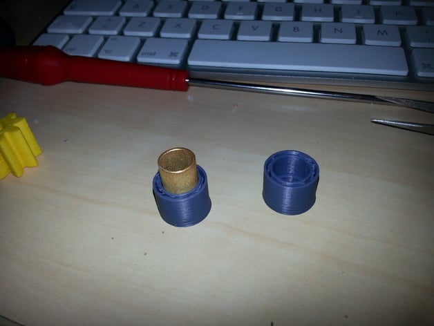 Bronze sintered bushing adapter for LM8UU replacement