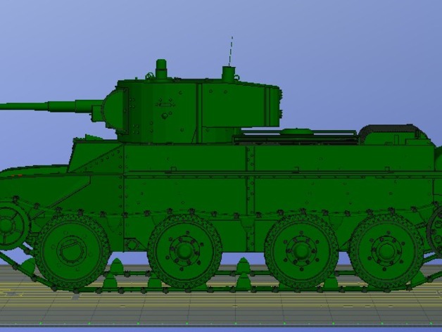 The Soviet cavalry tank BT-2