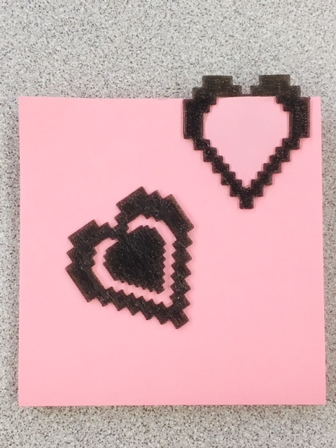 8Bit Heart paperclip
