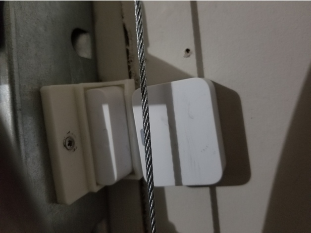 Simplisafe Alarm Sensor Garage Door Bracket By Makerjim Thingiverse [ 472 x 628 Pixel ]