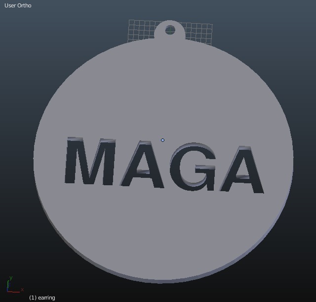 MAGA - Hat Pin / Tie Tack and Earrings