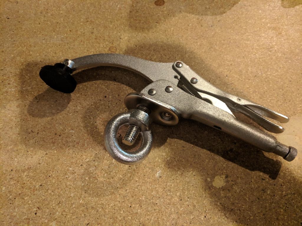 Extended Pad for Harbor Freight Table Clamp