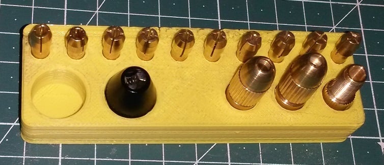 Small drill collet holder