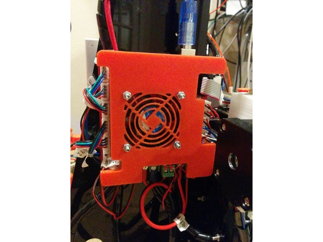Anet A8 mainboard 50mm fan cover
