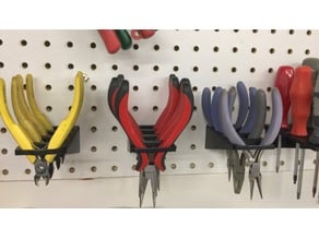 Pegboard Tool Holders 2; Screwdrivers, Snips, Pliers, Misc