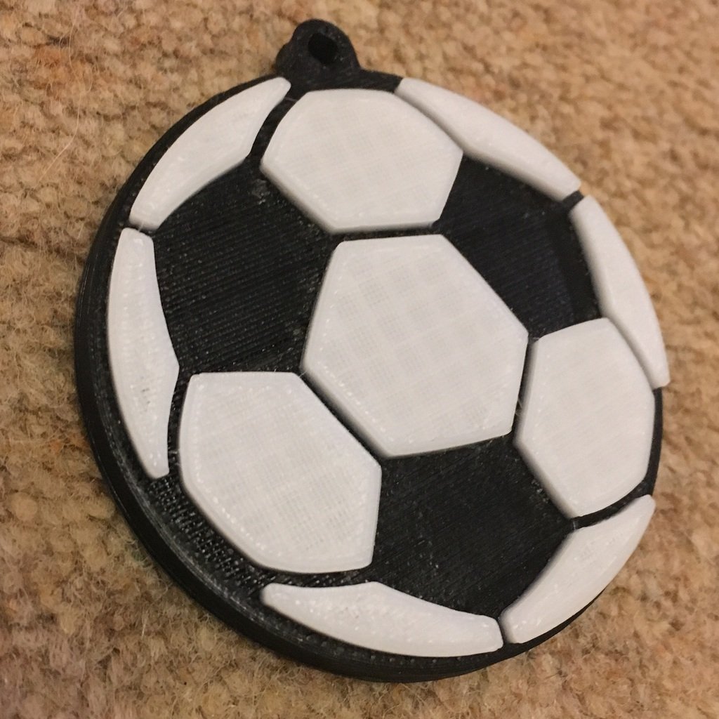 Football / Soccer ball keyring