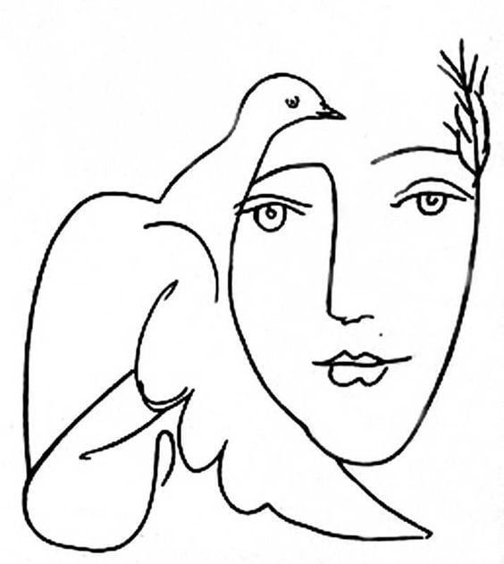 Woman and Dove Picasso