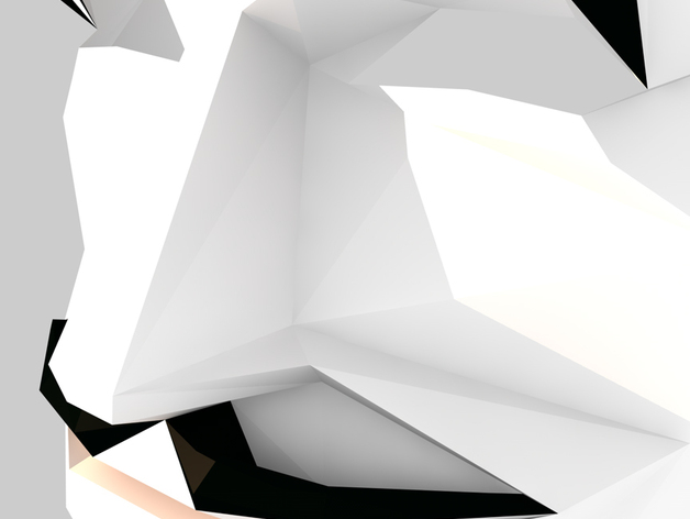 Low Poly Guy Fawkes mask