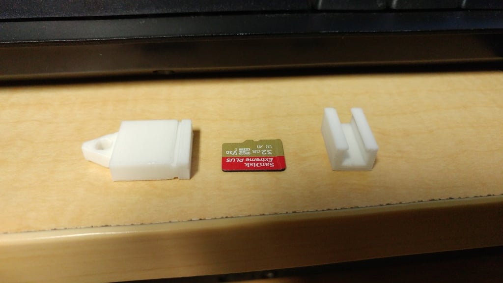 Micro SD Card Keychain Caddy