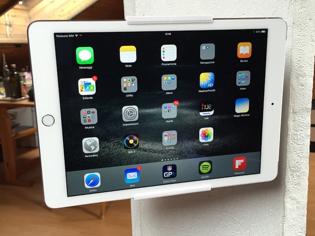 iPad Air 2 wall mount adapter for Vogel's TMM 125 RingO Flex