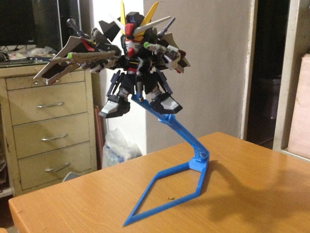 Adjustable Gundam Stand by jonahl - Thingiverse
