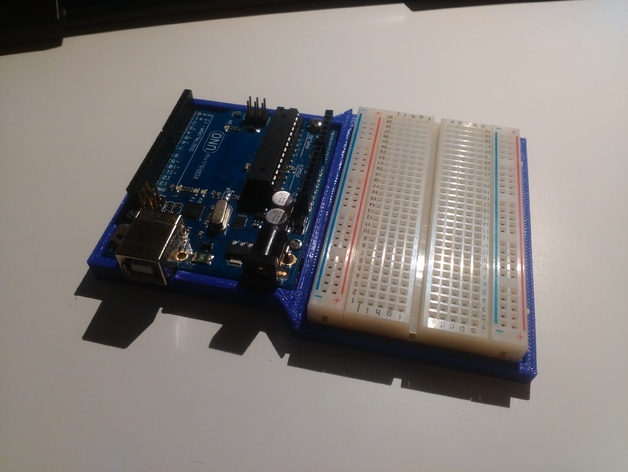 Arduino UNO and breadboard console