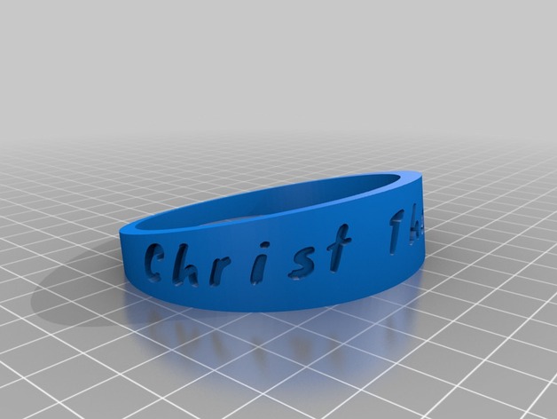 Christ the King engraved medium Bracelet