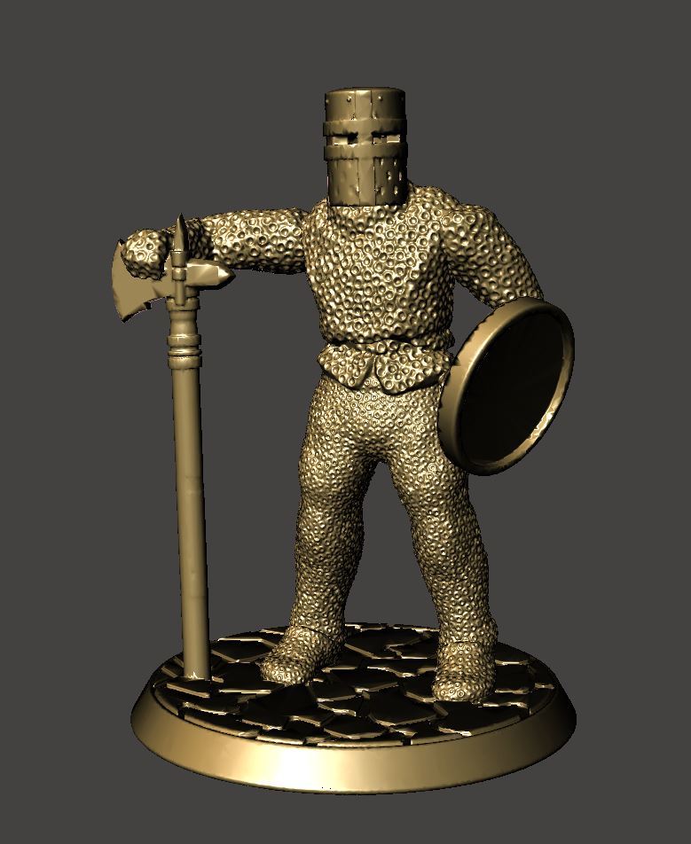 28mm Knight of Serbia - 12th Century Zombie Hunters