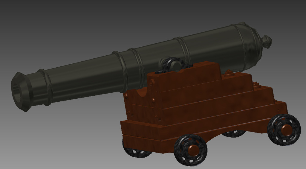 Naval Cannon for Black Pearl