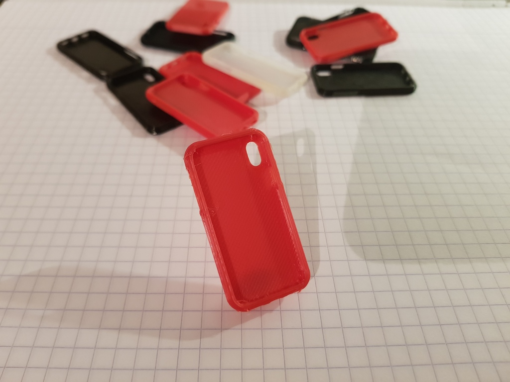 Mini iPhone X case Keychain