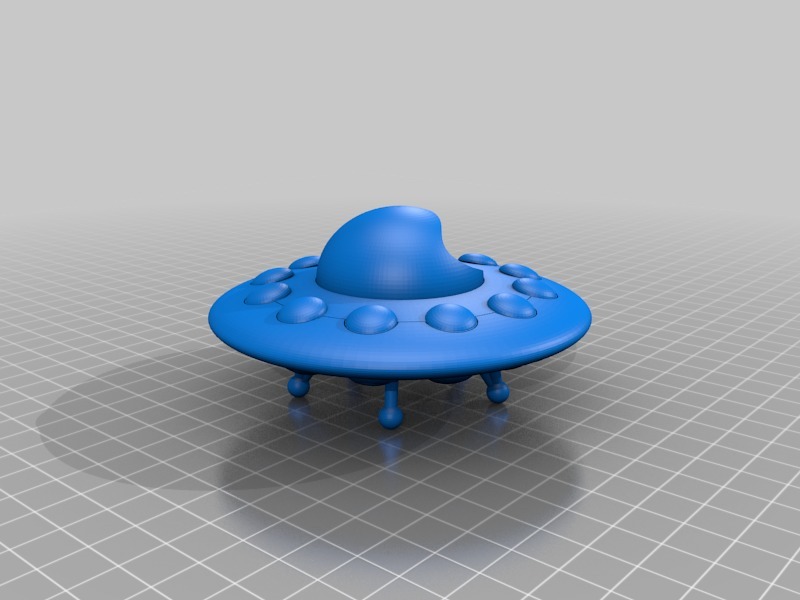 My Customized Sports Model Flying Saucer (two tone version)