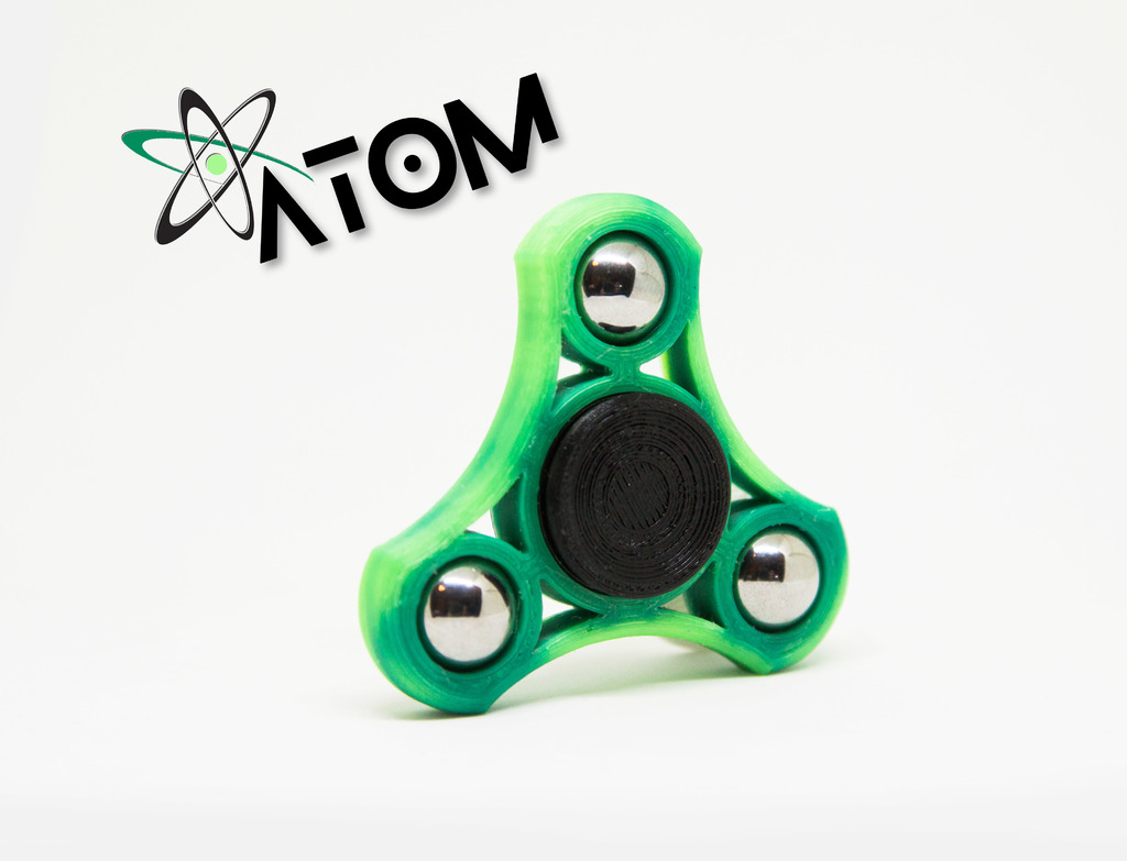 Atom Tri bar fidget spinner