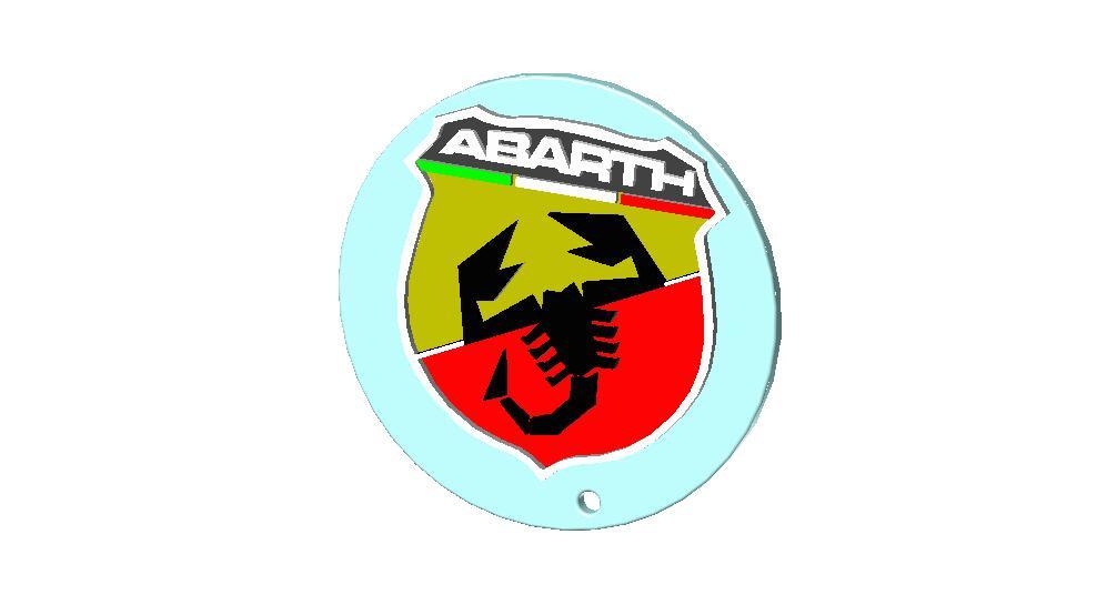Abarth logo/keyring