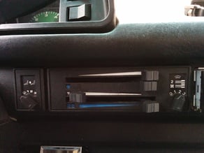 Fan and climate control knobs and levers for 1985 Vanagon (T3)