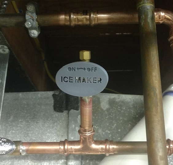 Quater turn faucet valve identification caps