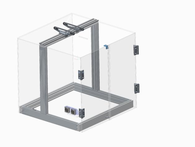 Acrylic box chamber for Gate 1 printer