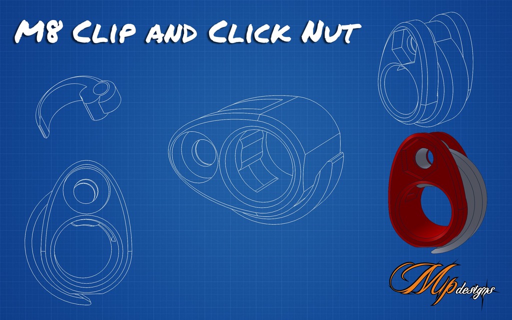 M8 - Clip & Click Nut