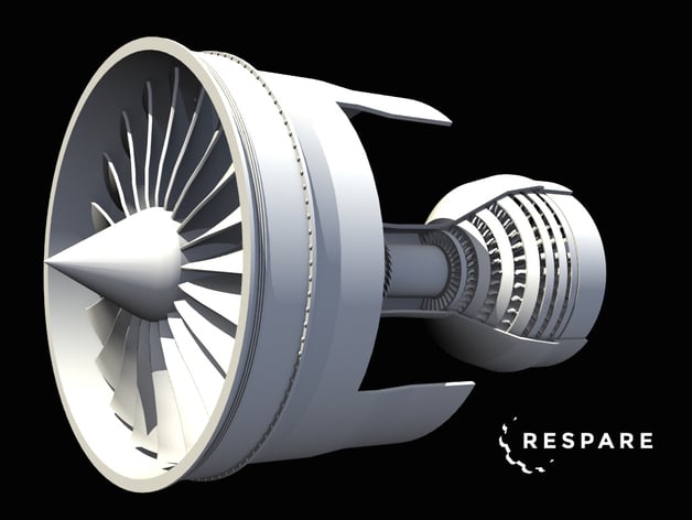 Turbine engine model