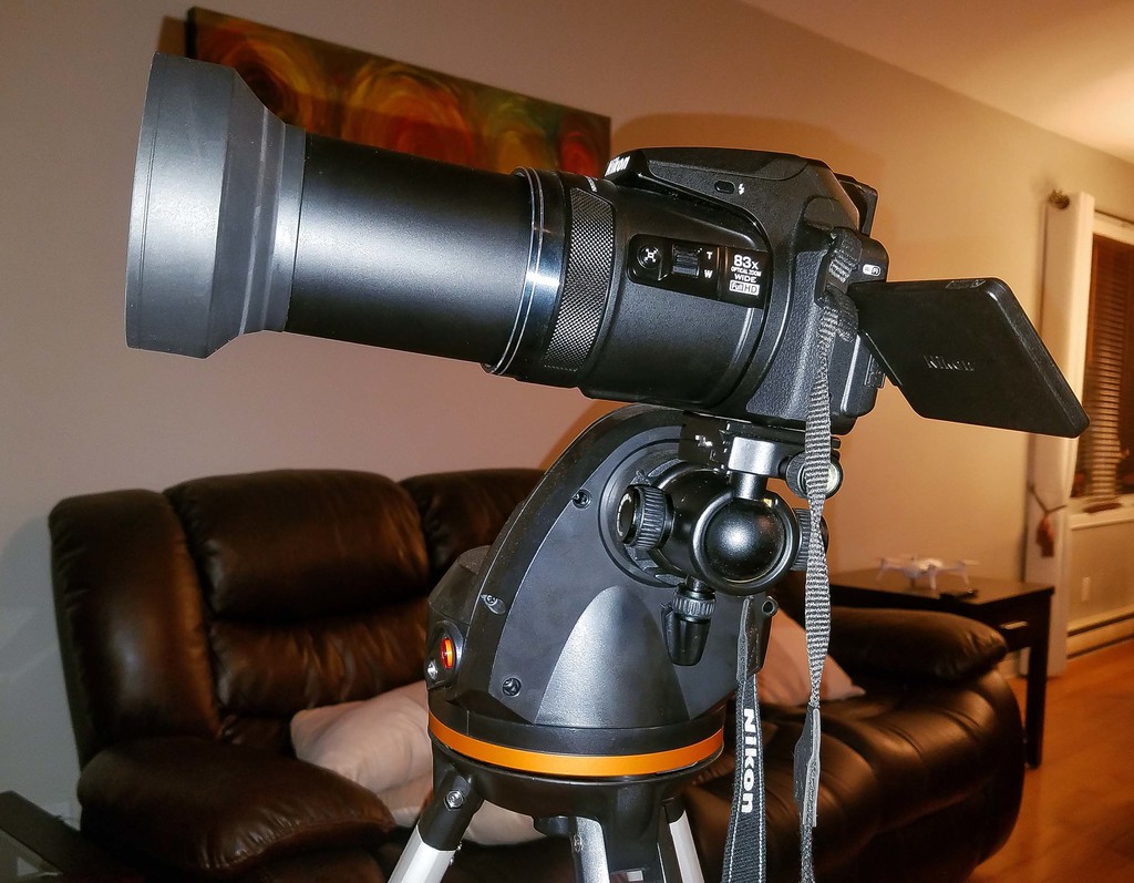 Camera adaptor to fit on Celestron tripod. (Piggy back without telescope)