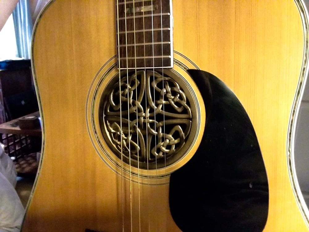 Celtic Guitar Cavity Decoration